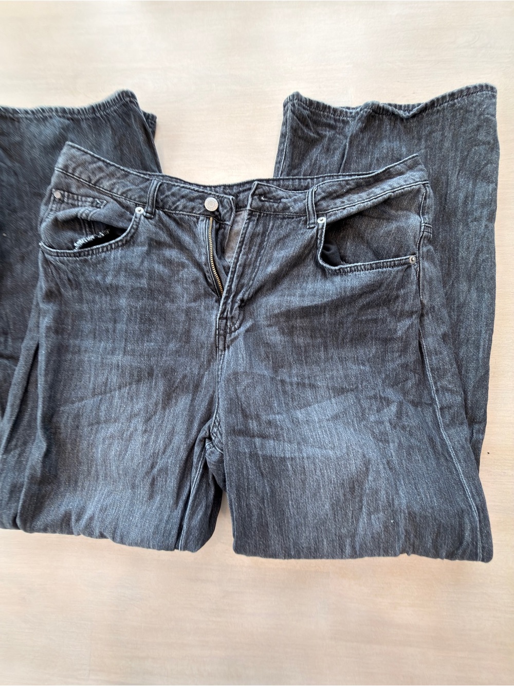 H& M Women’s Black Boot Cut Jeans - Comfortable Everyday Fit